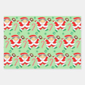 kerstcadeaupapier voor honkbal inpakpapier vel (Voorkant)