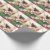 kerstcadeaupapier voor kerstcadeautjes met cadeaut cadeaupapier (Hoek)