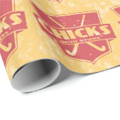 Kerstcadeaupapier voor kerstcadeautjes op het veld cadeaupapier (Rol Hoek)