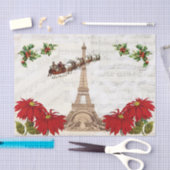 kerstcadeaupapier voor Kerstmis in Parijs Tissuepapier (Craft)