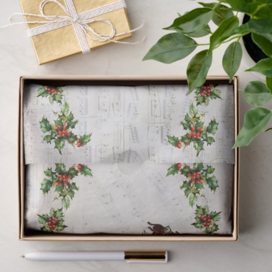 kerstcadeaupapier voor Kerstmis in Parijs Tissuepapier (Geschenk)