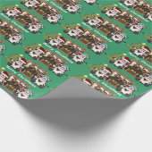 kerstcadeaupapier voor Koe Cadeaupapier (Hoek)