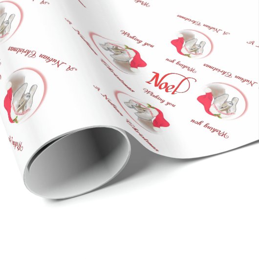  kerstcadeaupapier voor noel Nubian Goat Cadeaupapier (Rol Hoek)