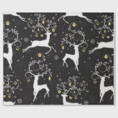 kerstcadeaupapier voor rendierfeestdagen cadeaupapier (Vlak)