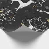 kerstcadeaupapier voor rendierfeestdagen cadeaupapier (Hoek)