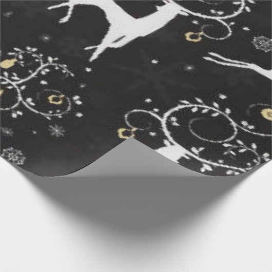 kerstcadeaupapier voor rendierfeestdagen cadeaupapier (Hoek)
