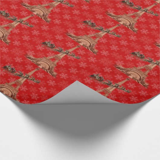  kerstcadeaupapier voor Snow Cadeaupapier (Hoek)