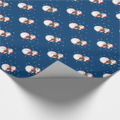 kerstcadeaupapier voor Snowman Cadeaupapier (Hoek)