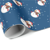 kerstcadeaupapier voor Snowman Cadeaupapier (Rol Hoek)