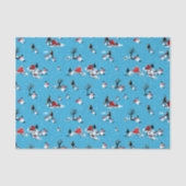 kerstcadeaupapier voor Snowman Tissuepapier (Voorkant)