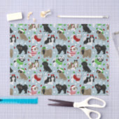 kerstcadeaupapier voor tzu-honden tissuepapier (Craft)