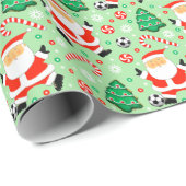 Kerstcadeaupapier voor voetzoekers cadeaupapier (Rol Hoek)