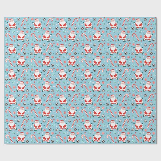 Kerstcadeaupapier voor voetzoekers cadeaupapier (Vlak)