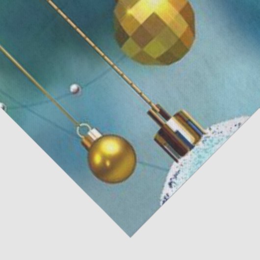 kerstcadeaupapier, vrolijk kerstfeest, hond tissuepapier (Detail)