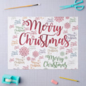 kerstcadeaupapier, vrolijk kerstfeest tissuepapier (Craft)