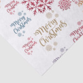 kerstcadeaupapier, vrolijk kerstfeest tissuepapier (Detail)