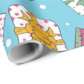 kerstcadeaupatroon cadeaupapier (Rol Hoek)