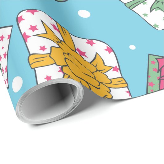 kerstcadeaupatroon cadeaupapier (Rol Hoek)