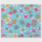 kerstcadeaupatroon cadeaupapier (Vlak)