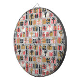 kerstcadeaupatroon dartbord (Voorkant Rechts)