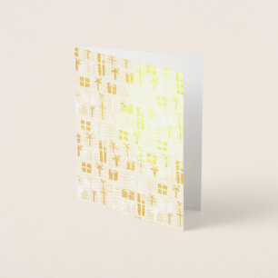 kerstcadeaupatroon folie kaarten