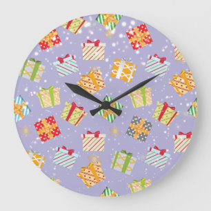 kerstcadeaupatroon grote klok