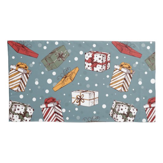 kerstcadeaupatroon kussensloop (Achterkant-Rechts)