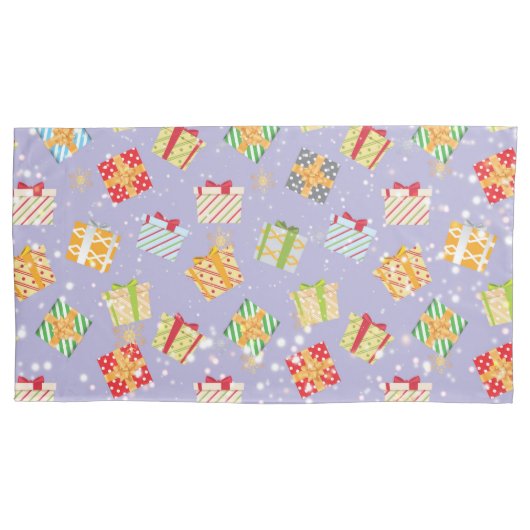 kerstcadeaupatroon kussensloop (Voorkant-Links)