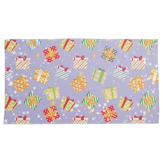 kerstcadeaupatroon kussensloop (Voorkant-Rechts)