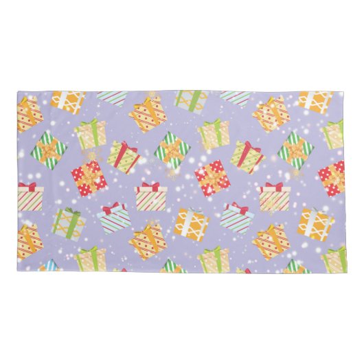 kerstcadeaupatroon kussensloop (Achterkant-Links)