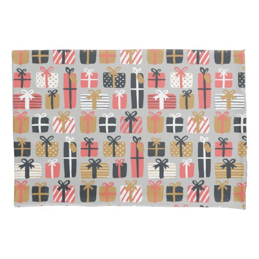 kerstcadeaupatroon kussensloop (Voorkant)