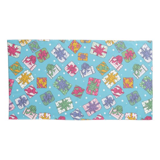 kerstcadeaupatroon kussensloop (Achterkant-Rechts)