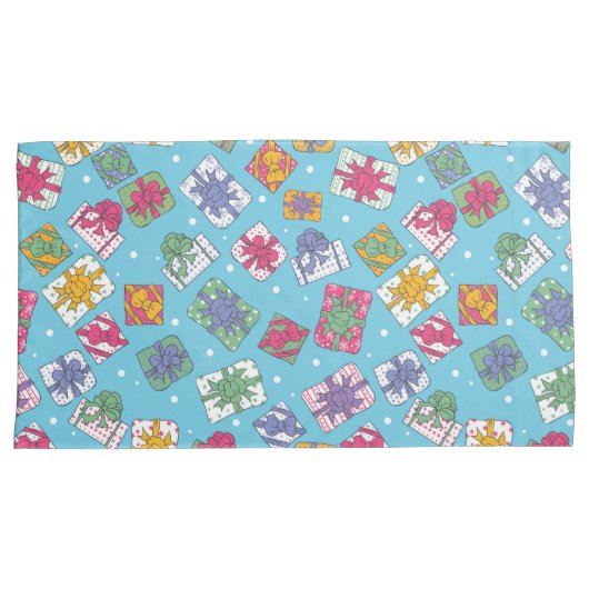 kerstcadeaupatroon kussensloop (Voorkant-Rechts)