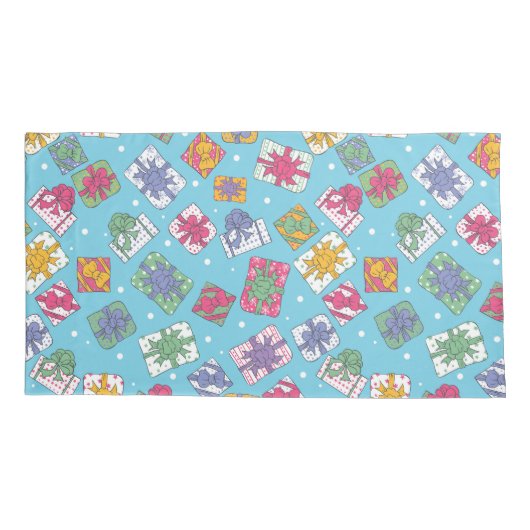 kerstcadeaupatroon kussensloop (Achterkant-Links)