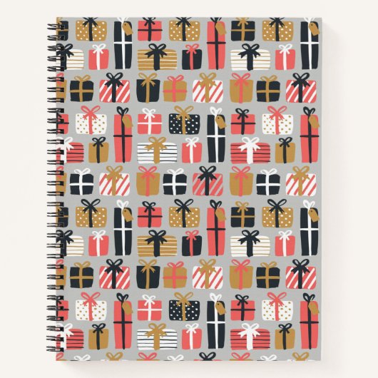 kerstcadeaupatroon notitieboek (Voorkant)