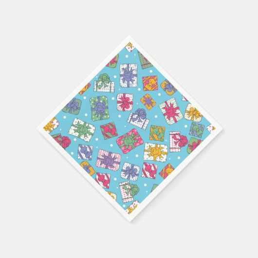 kerstcadeaupatroon servetten (Hoek)