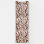 kerstcadeaupatroon spandoek (Verticaal)