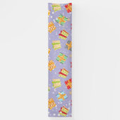 kerstcadeaupatroon spandoek (Verticaal)