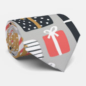 kerstcadeaupatroon stropdas (Opgerold)