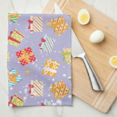 kerstcadeaupatroon theedoek (Quarter Fold)