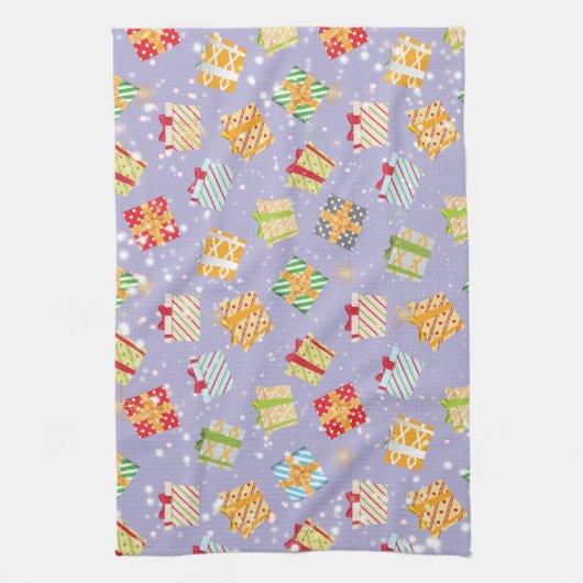 kerstcadeaupatroon theedoek (Verticaal)