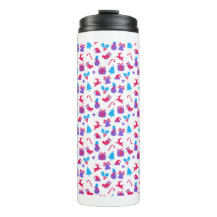 kerstcadeaupatroon thermosbeker