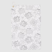 kerstcadeaus 3 golfhanddoek (Voorkant)