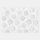 kerstcadeaus 3 inpakpapier vel (Voorkant 2)