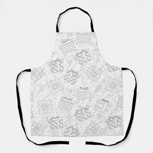 kerstcadeaus 3 schort (Voorkant)