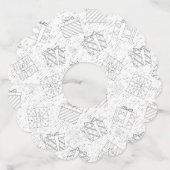 kerstcadeaus 3 wijnglaslabel (Achterkant)