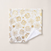 kerstcadeaus 4 bad handdoek (Wasdoekje)