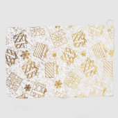 kerstcadeaus 4 golfhanddoek (Horizontaal)