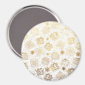 Kerstcadeaus 4 magneet (Voorkant / Achterkant)