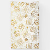 kerstcadeaus 4 spandoek (Verticaal)